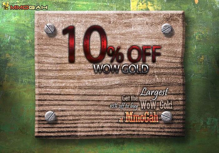 wow gold 10% off