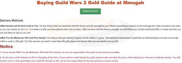 MmoGah Guild Wars 2 Gold