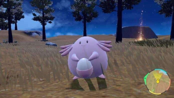 Chansey in Pokemon Scarlet and Violet Chansey in Pokemon Scarlet and Violet