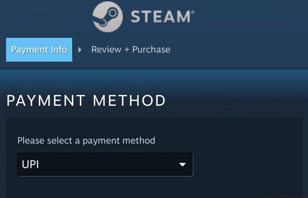How to Use UPI on Steam Mobile