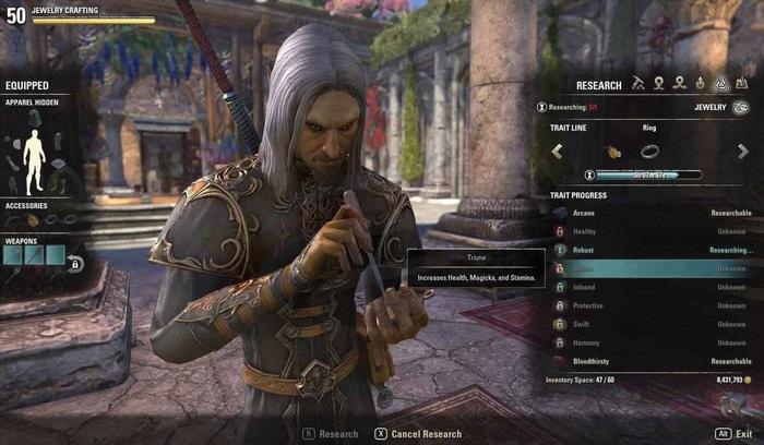 Jewelry Crafting in ESO 