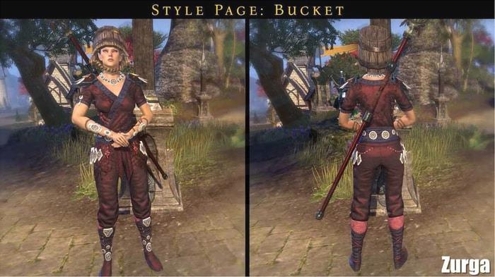 The Bucket Style page changes your Helmet appearance
