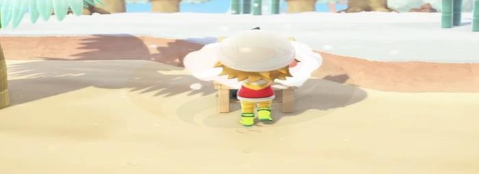 Animal Crossing Log garden lounge