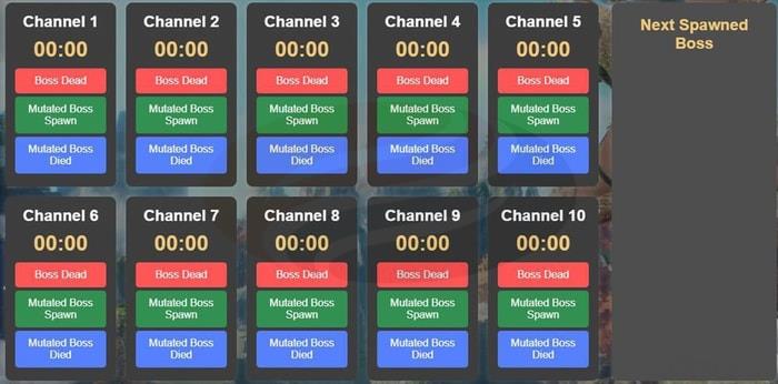 Blade and Soul NEO bosstimer