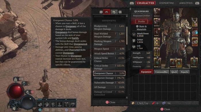 Diablo 4 Patch 1.3.0 Season 3 New and Updated Items & Change of Overpower