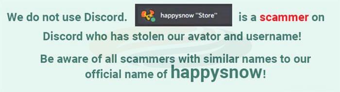 we do not use discord