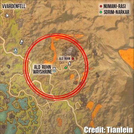 ESO Events 2022 Daedric War Celebration Event Guide p2 Ald'ruhn quest givers