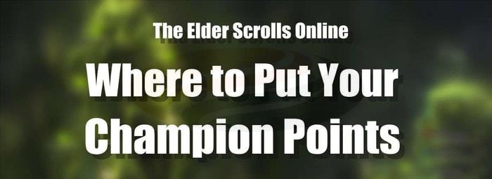 ESO Where to Put Your Champion Points  p1