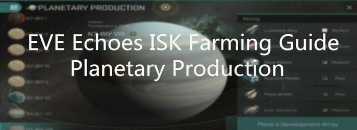 EVE Echoes ISK Farming Guide