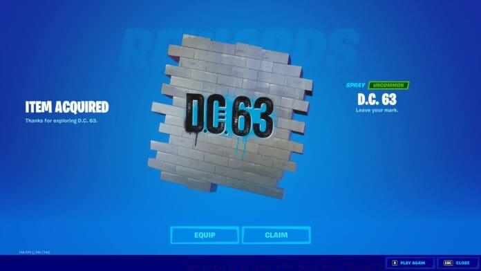 fortnite DC 63 Spray