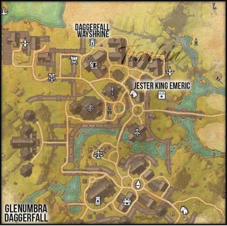 Guide to ESO Jester's Festival 2022 Royal Revely quest giver location