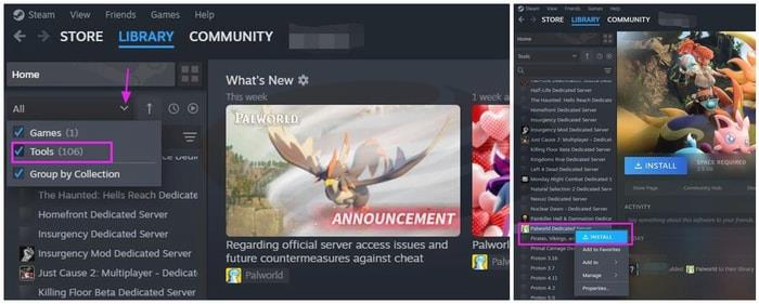 Install Palwrold Dedicated Server