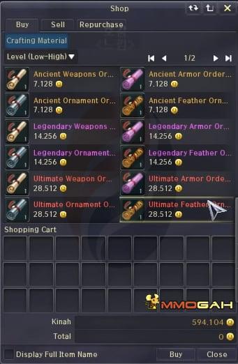 Lakrum merchant locations and available items