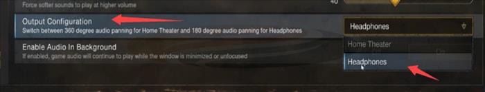 New World Output Configuration