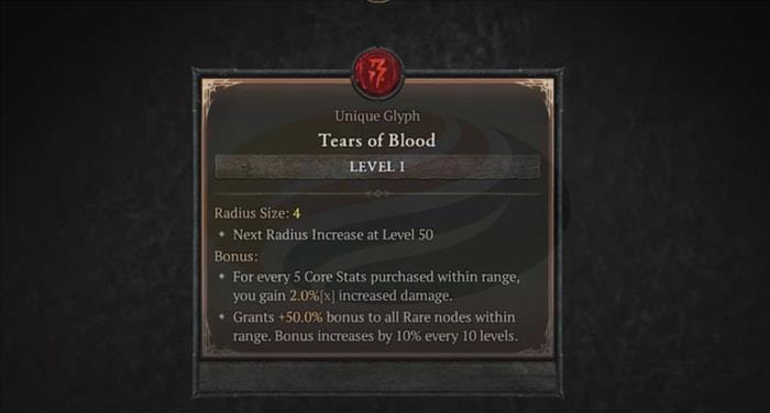 Tears of Blood Glyph and Malignant Rings in Diablo 4 content 1