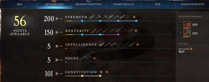 The Second Build Attributes
