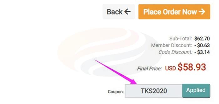 TKS2020 Coupon
