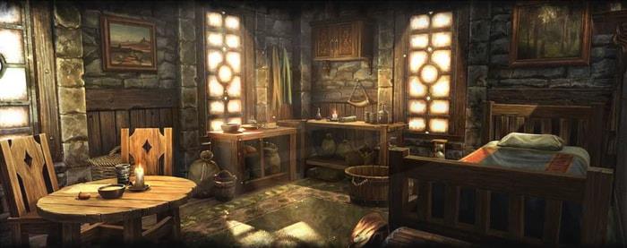 Top 5 ESO Houses You Should Have p2 Flaming Nix Deluxe Garret in Mournhold