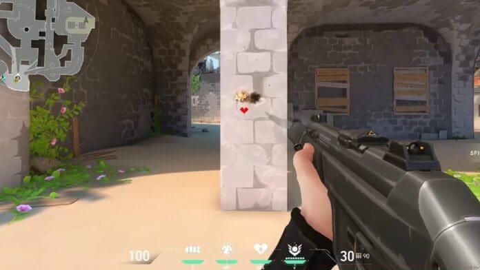 valorant heart crosshair